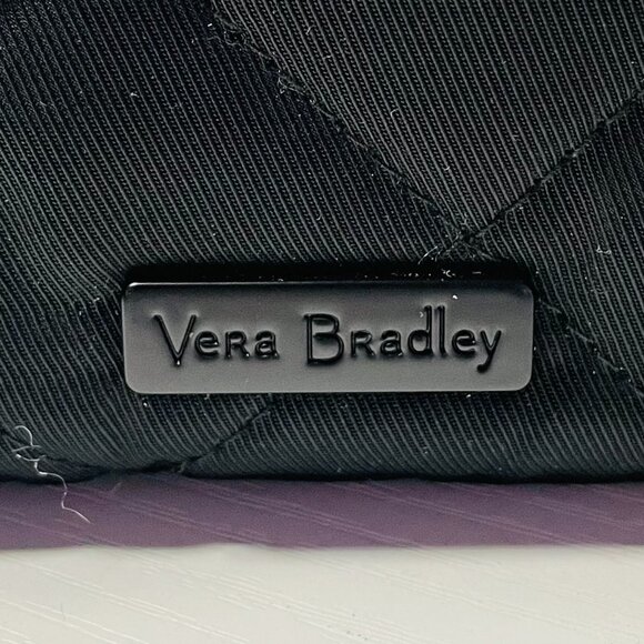 Vera Bradley RFID 3/4 Zip Wristlet Black Performance Twill Wallet - Picture 6 of 8